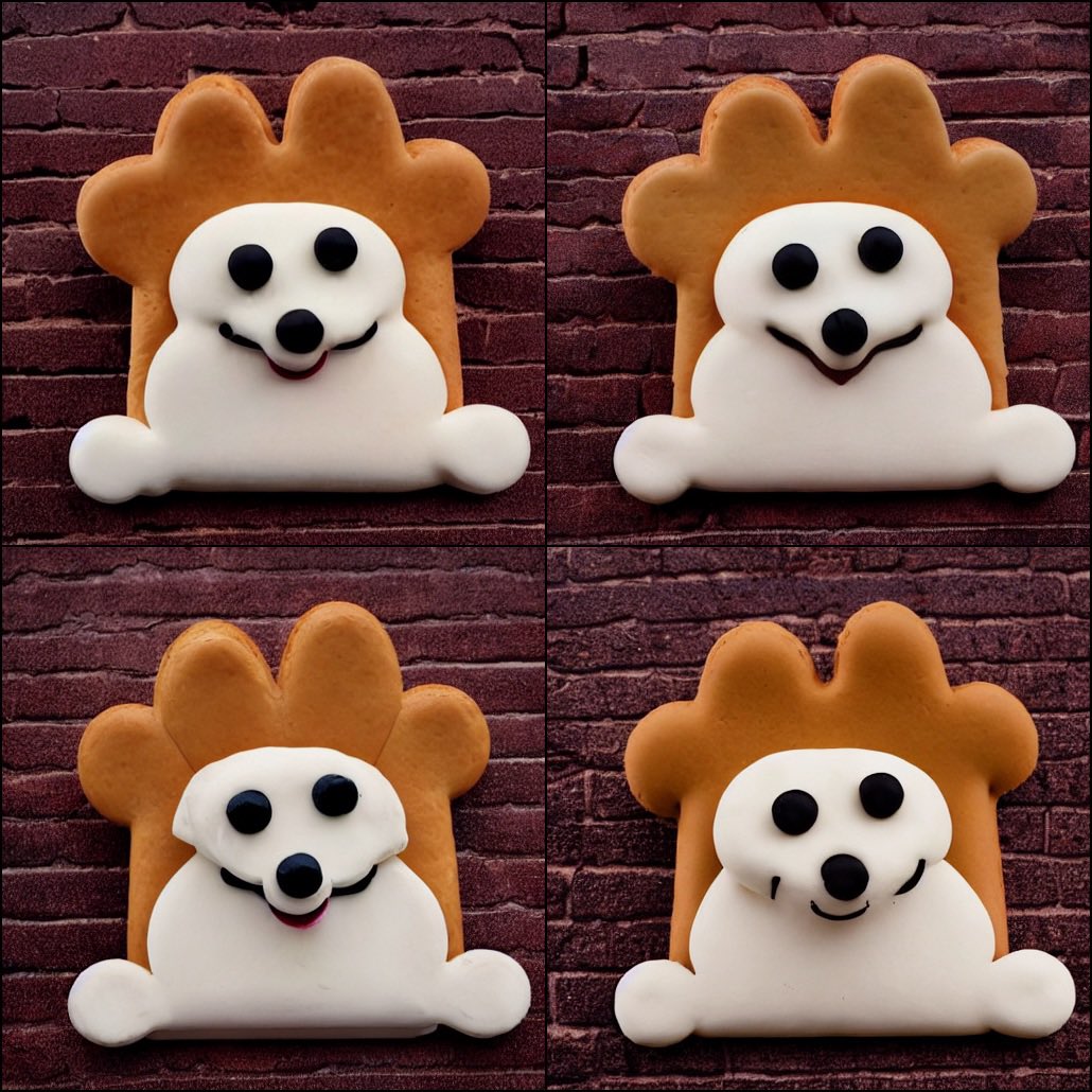kuragedao's tweet photo. 🐶の🍞🍞🥖

 #AIart 
 #AIartwork 
 #stablediffusion 
 #stable_diffusion 
 #StableDiffusionAI 
 #kuragedao https://t.co/YOvopIYTbB