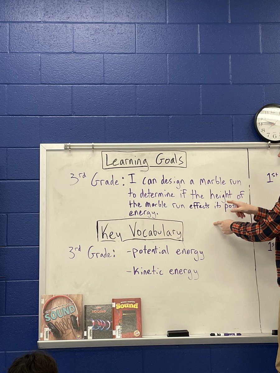 mskatiefowler's tweet photo. How does height affect potential and kinetic energy? That’s what we hypothesized about and researched today! #energy #marblerun https://t.co/X7ahErS3JR