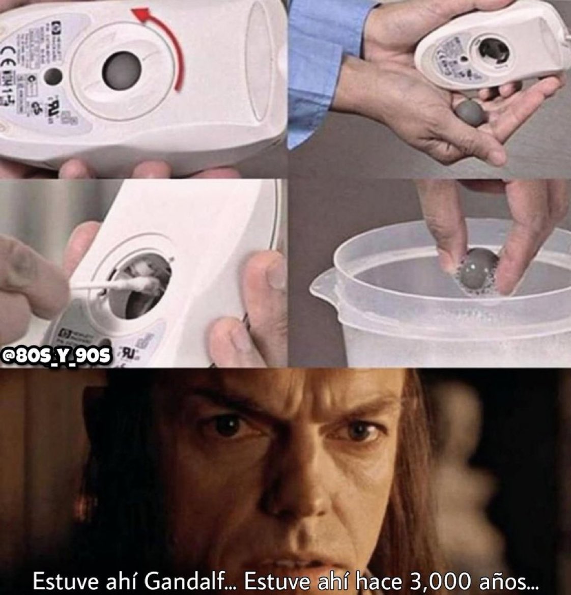 80s_y_90s's tweet photo. Estuve ahí, Gandalf. Estuve ahí hace 3,000 años. https://t.co/yGQhKWeq5I