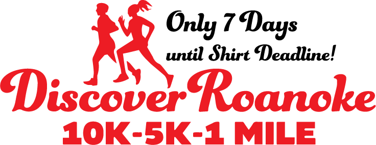 OnTurfSports's tweet photo. Just 7 days left to get a guaranteed race shirt for 5k &amp; 10k!! Get yours today! https://t.co/DoXiGy25WH
#DiscoverRoanoke10k5k1m https://t.co/qkrD6QuKNn