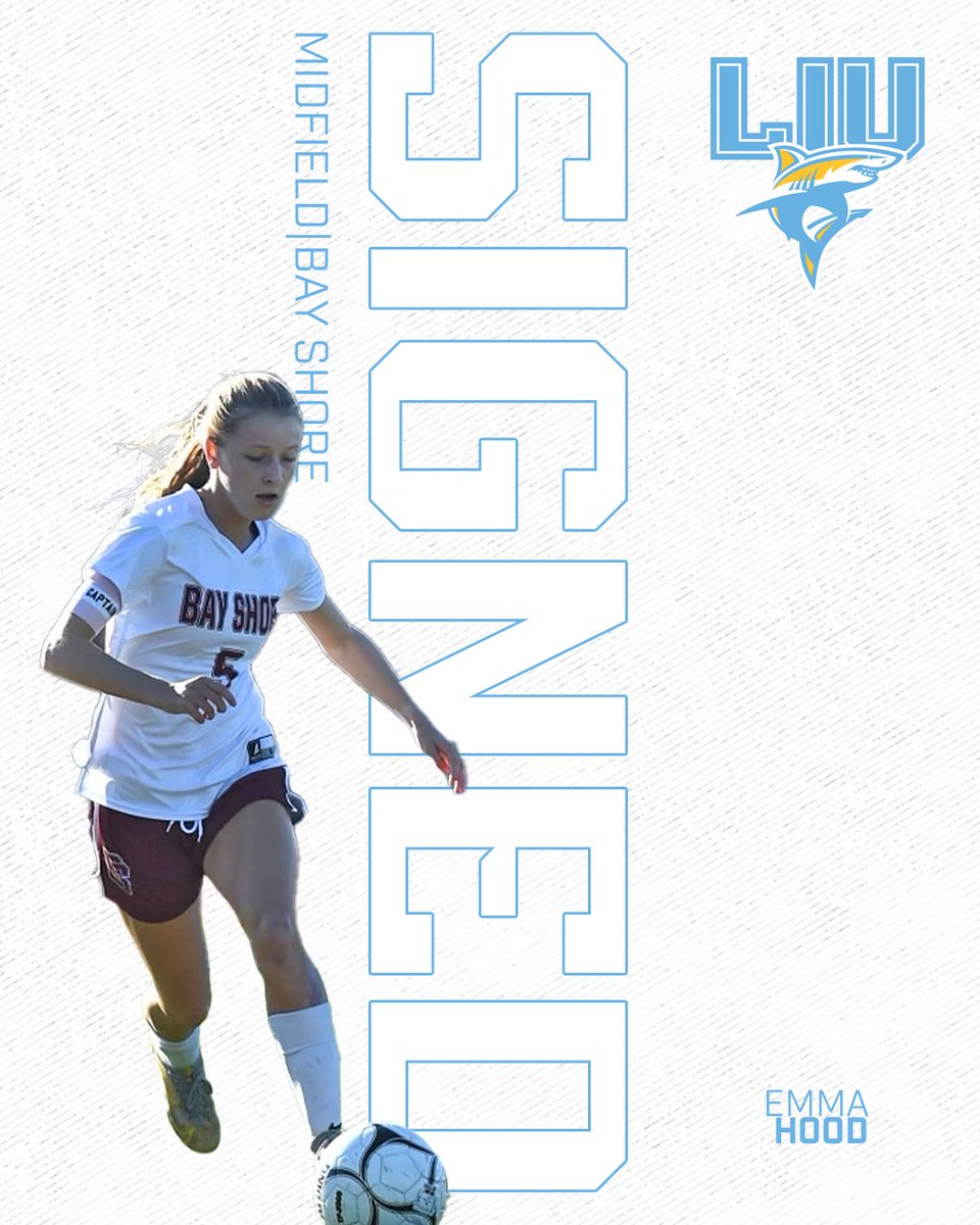 LIUWSoccer's tweet photo. Welcome to the Sharks family, Emma! https://t.co/AXIf88MKh0