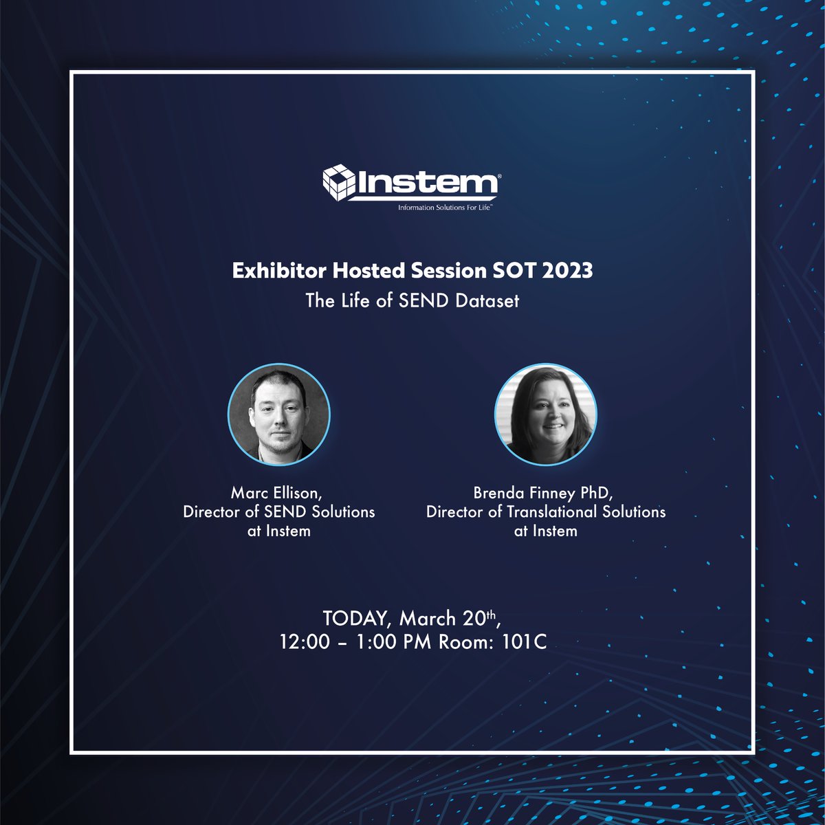 #2023SOT join our SEND Exhibitor Hosted Presentation today at 12 noon in Room 101C. #ToxExpo.