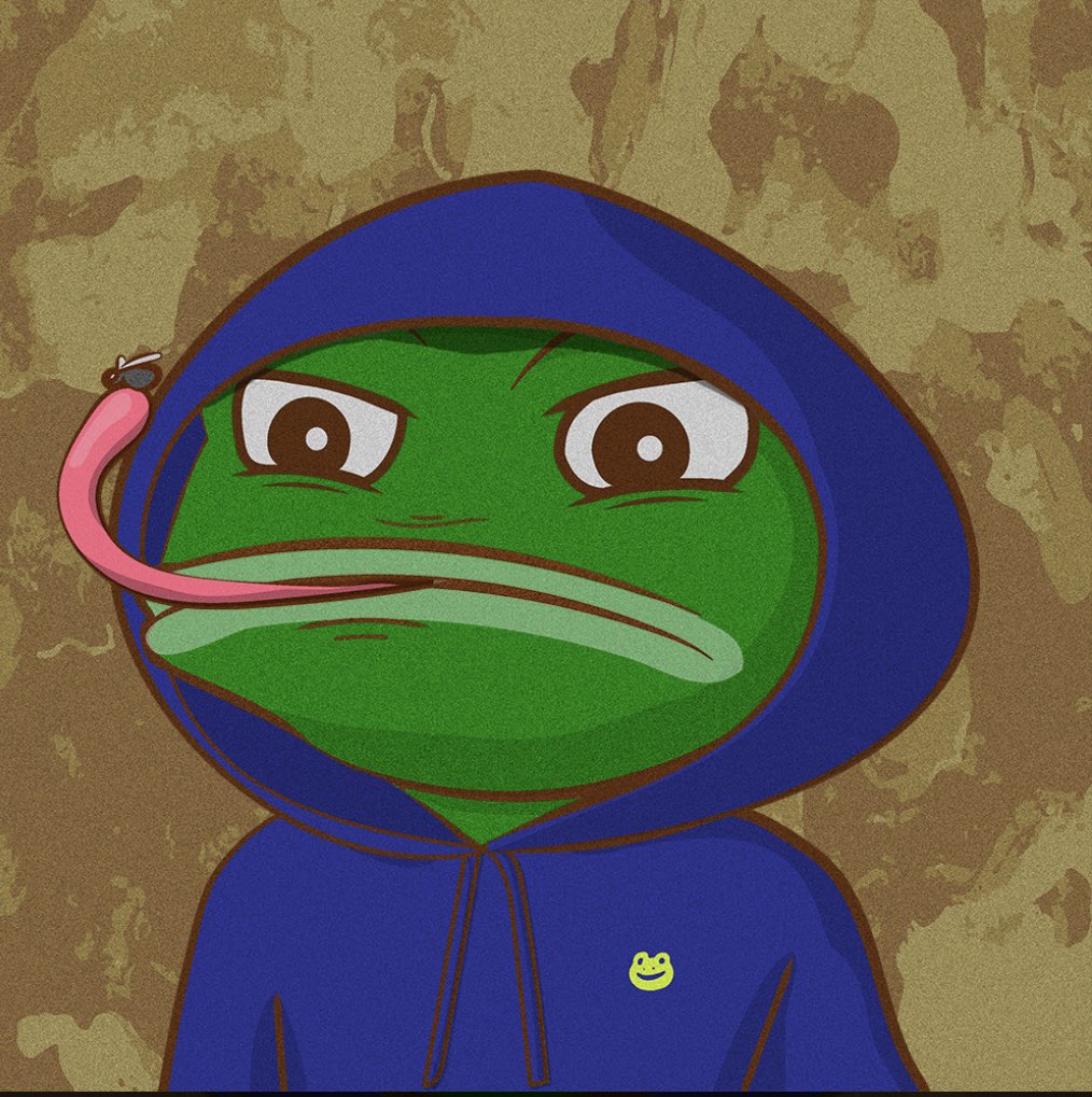 gskNFT's tweet photo. Only 8 hoodie up @ThePlagueNFT frogs listed!! Get yours while you can, rumour has it there won’t be any Friday and everyone knows Hoodie up is the best trait! Drop them 👇🏼 https://t.co/7EessVXYum
