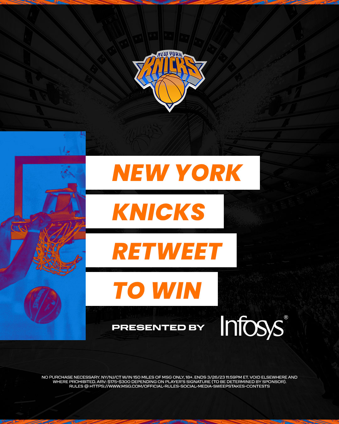 NEW YORK KNICKS on X: Retweet by 3/26 at 11:59PM ET for a chance to win a  signed New York Knicks basketball!  / X