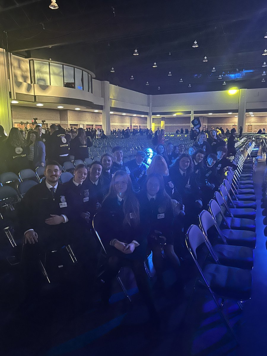 RiverdaleFFA's tweet photo. Up bright and early for the first general session of the 95th Tennessee FFA Convention and Expo we received three awards for Superior Chapter, 10% Membership Increase &amp; Floriculture State Runner-Up!!

@RiverdaleHighTN @RuCoCTE https://t.co/Wk381ZXqBt