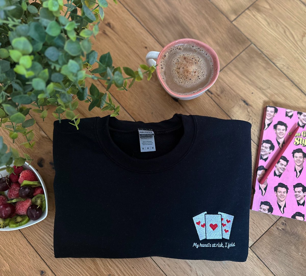 CherrySunCo's tweet photo. Oooh first tweet… scary… we made a thing. I hope you like it 🥹

Click the link in our bio if you’d wear it 😘

#harrystyles #fineline #fanmade #merch #harryedwardstyles #onedirection #directioners #harries #harryshouse #hs1 #asitwas https://t.co/pbA93sVebC