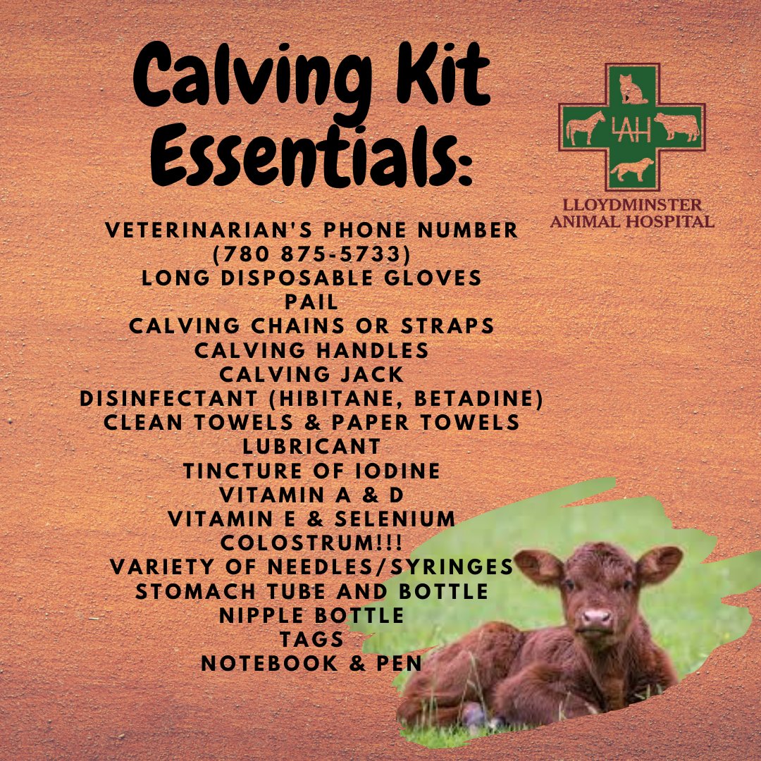 Do you have everything ready for calving?