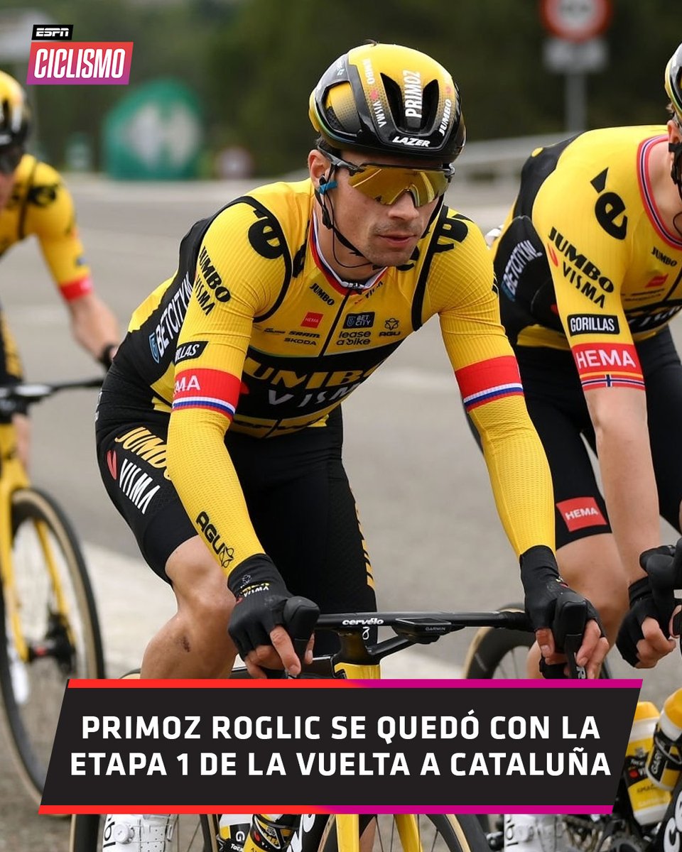 ESPNCiclismo's tweet image. ¡VICTORIA PARA LA MÁQUINA ESLOVENA EN LA ETAPA 1 DE LA VUELTA A CATALUÑA! ⚔️

Remco #Evenepoel e Ide #Schelling lo acompañaron en el podio.

#ESPNCiclismo