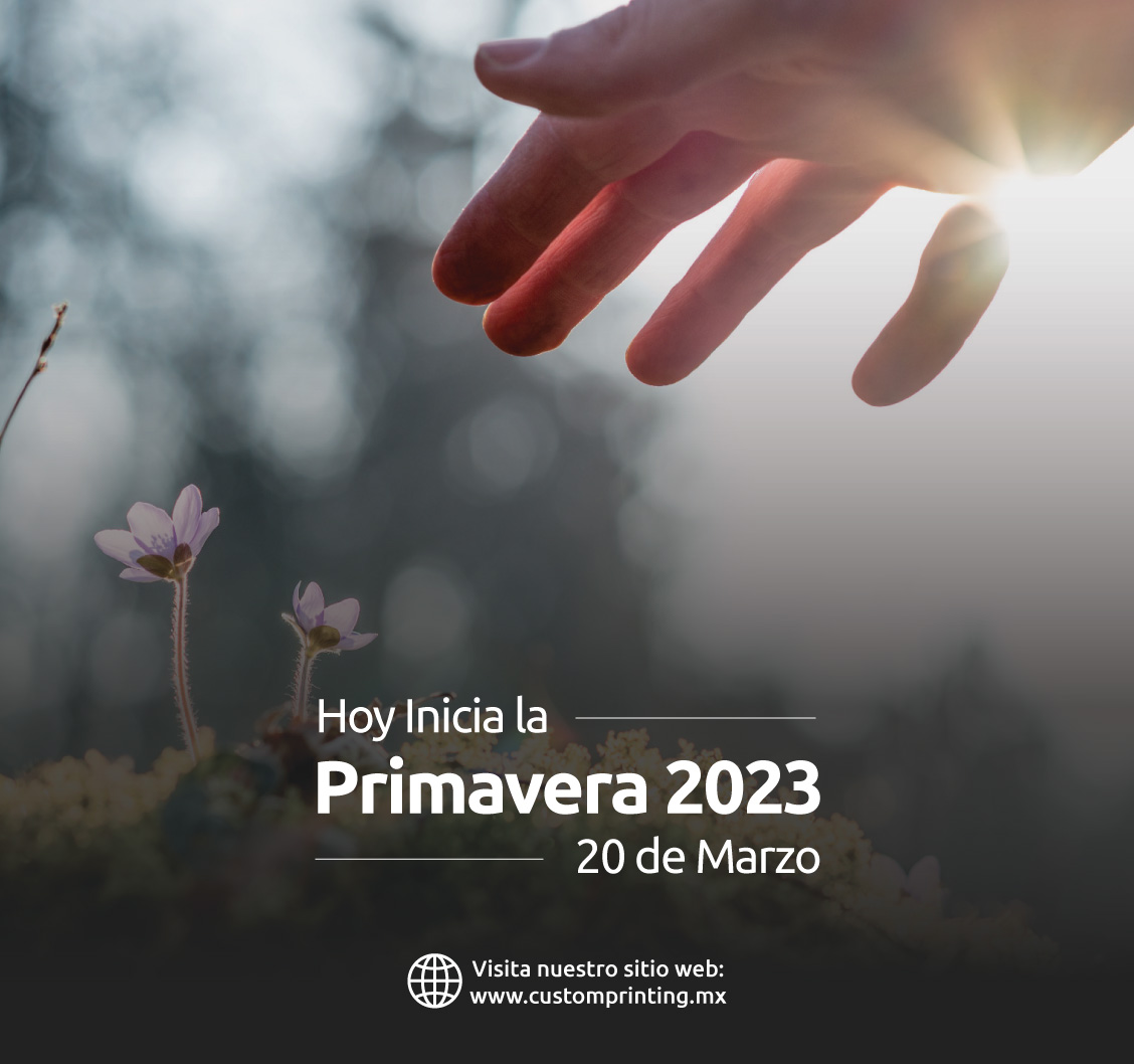 😯 ¡Hoy Comienza la Primavera!

Las playas comienzan a tener climas mucho más favorables, crecen las flores y la exuberante vegetación de varios destinos de México que son imperdibles.

#InicioDePrimavera #Mexico #EstacionesDelAño #EquinoccioDePrimavera #CustomPrinting #Imprenta