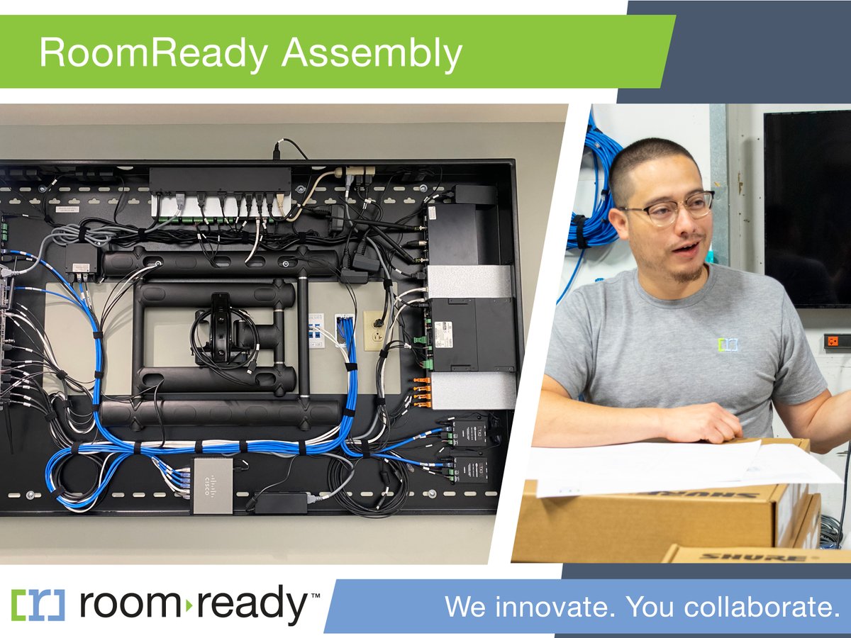 room_ready's tweet image. Our Assembly Team builds &amp;amp; tests solutions in our facility, allowing us to identify and resolve issues before we arrive on-site for installation- reducing room downtime and minimizing end-user interruptions!

Read More: ow.ly/bj9h50NmQjf

#AVassembly #AVinstallation