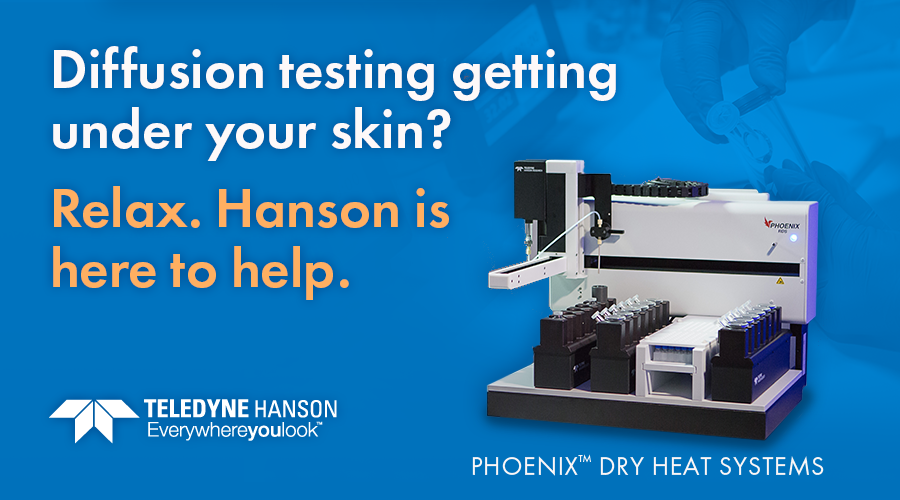 TeledyneHanson's tweet photo. As a world leader in diffusion test technology for the pharmaceutical industry, cosmetics and more, let us help you with your diffusion testing applications. Click to learn more on how we can help - https://t.co/IsIdGMoTvS
#diffusiontesting https://t.co/JxgKCZqHwv