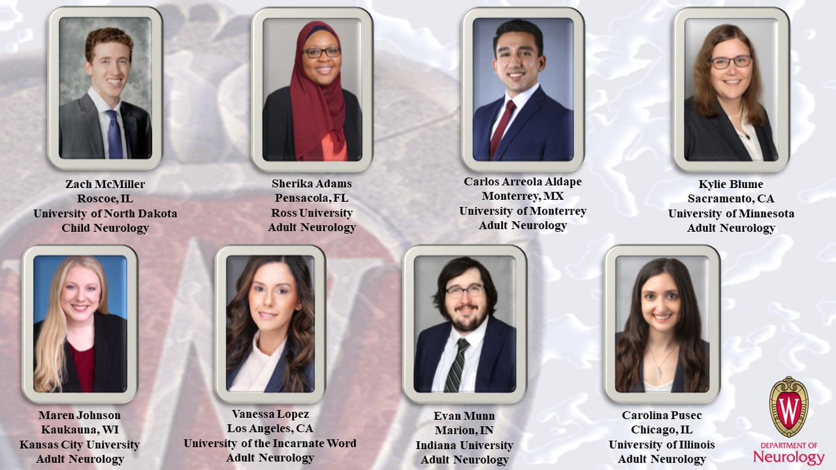 UW_Neurology's tweet photo. Big welcome to our incoming adult and peds neurology residents! Congratulations! https://t.co/fgJrqhRXaj