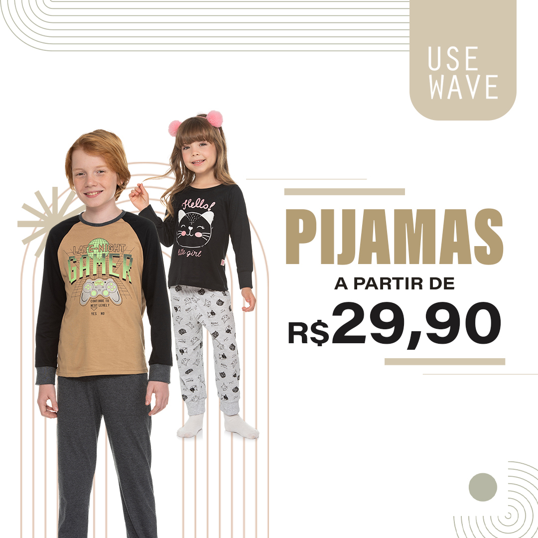 UseWaveStore's tweet image. Proporcione noites tranquilas e sonhos incríveis para o seu pequeno com nossos pijamas super confortáveis e aconchegantes.🥰

Confira agora nossa coleção de Pijamas com preços a partir de R$29,90.😉

📲Compre pelo site usewave.com.br
#promoçãodepijamas #coleçãodepijamas