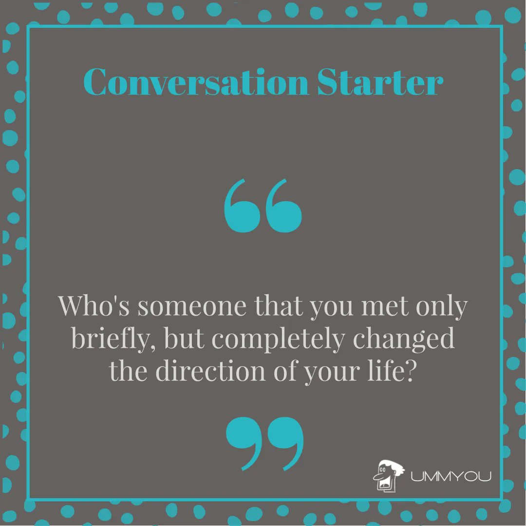 Conversation Starter: Who's someone that you met only briefly, but completely changed the direction of your life? #memorize #photographicmemory #mnemonic #lifeskills #memorize #photographicmemory #mnemonic #lifeskills #success #motivation #hustle #grind #relationships