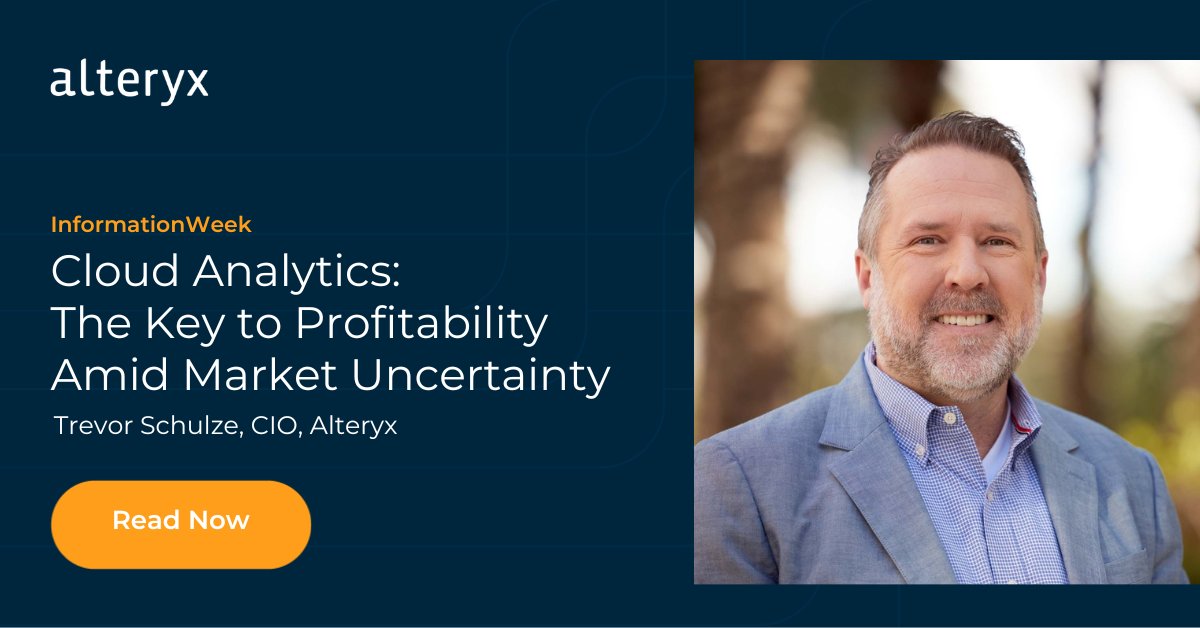 To help you weather the storm of turbulent economy, geopolitical pressure, intense competition, and talent shortage, our CIO Trevor Schulze contributed to <a href="/InformationWeek/">InformationWeek</a> on the efficiency, faster decisions, and profitability via #CloudAnalytics.

Read: ow.ly/5xfo50NjwAI
