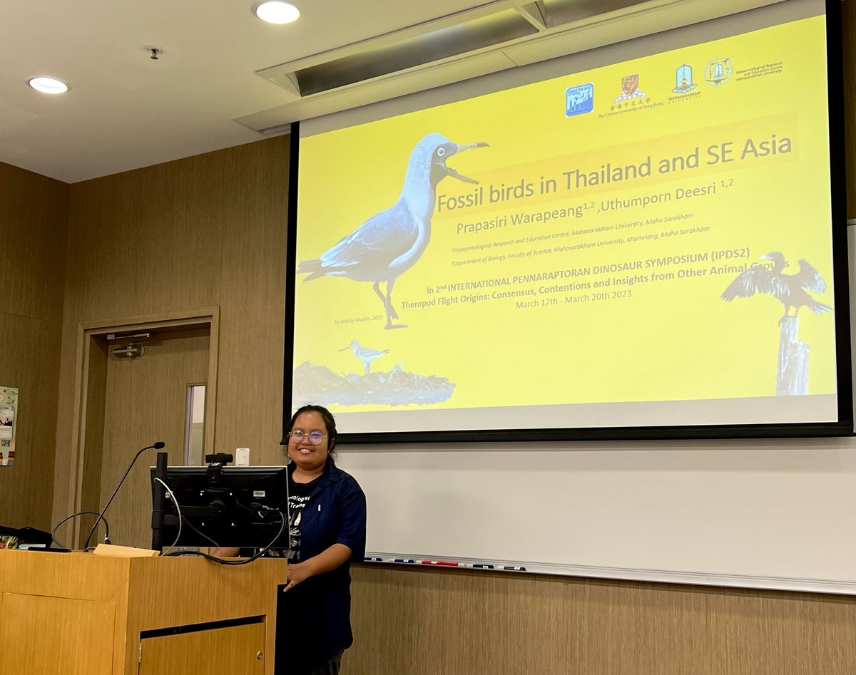PalaeoPittman's tweet photo. Day 3 of #IPDS2 featured exciting evo-devo talks about propatagium, feather & wing evolution πͺΆ π¦
and Thai fossil birds πΉπ as well as a boat trip to @HKgeopark β°οΈβ΄οΈ @CUHKScience @CUHKScience #dinosaurs #flight https://t.co/cHUHfsueto