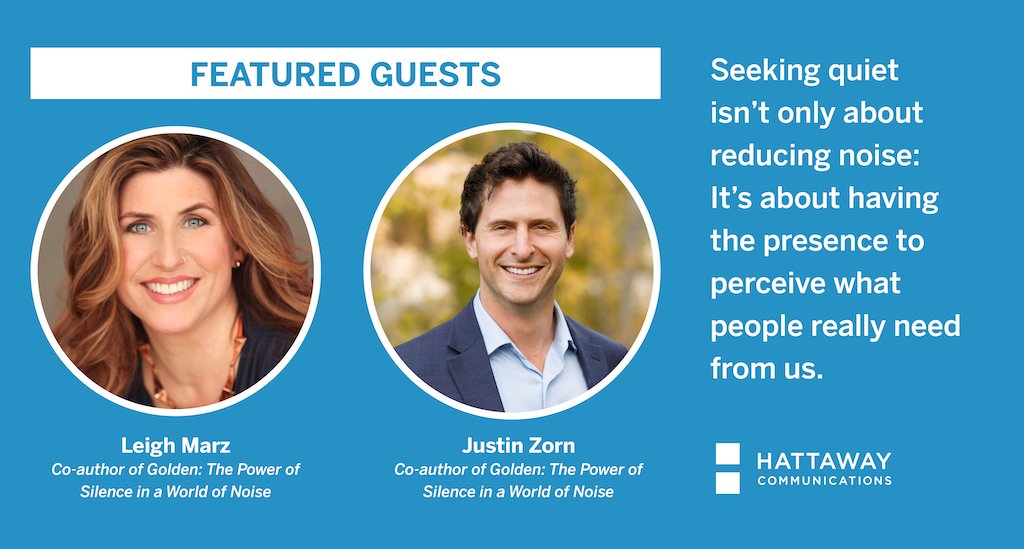 Silence isn’t just the absence of noise. It’s the space where no one is making claims on our consciousness. Learn how you and your organization can harness the power of silence from the authors of Golden: The Power of Silence in a World of Noise.

soundcloud.com/achieve-great-…