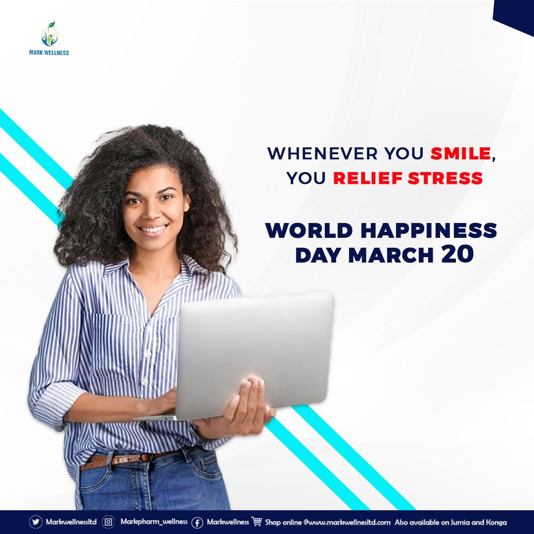 Markwellnessltd's tweet photo. Stay happy Always,  happy international happiness day.

#internationaldayofhappiness #happiness #smile #stayhealthy #livenatural #markwellness https://t.co/7xNBy5dQ3T