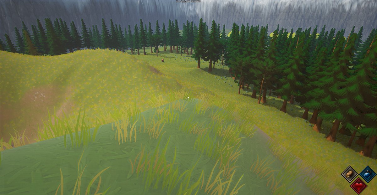 getthegame_ki's tweet photo. Dear pioneers,

it's time for our weekly update.

This week we've done:

Player:
[+] Block animation
[/] Adjusted sprint UI
[/] Adjusted death-screen &amp; added respawn-system

(1/4)

#getthegame #gaming #indie #indiegame #IndieGameDev #survival #adventure #games #madewithunreal https://t.co/LykY1f0HIu