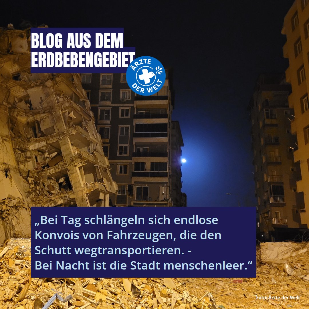Es ist ein völlig anderes Arbeiten als es Dr. Günter Fröschl am Institut für Tropenmedizin der @LMU_Uniklinikum gewöhnt ist: Vier Wochen ist unser Vorstandsmitglied in der #Türkei, um Betroffenen der #Erdbeben medizinische Hilfe zu leisten.
Zum Blog: aerztederwelt.org/unsere-projekt…