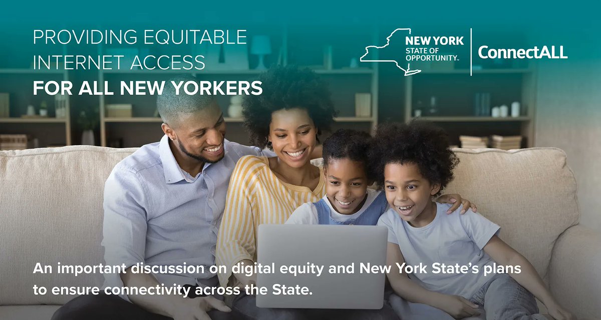 Last chance to register! Affordable, reliable internet access is key to accessing jobs, education, healthcare, &amp; government services. Share your perspective &amp; help shape NYS's plan at Wednesday's (3/22) #WNY listening session. Join us in person or online: wnydigitalequity.link/ConnectALL