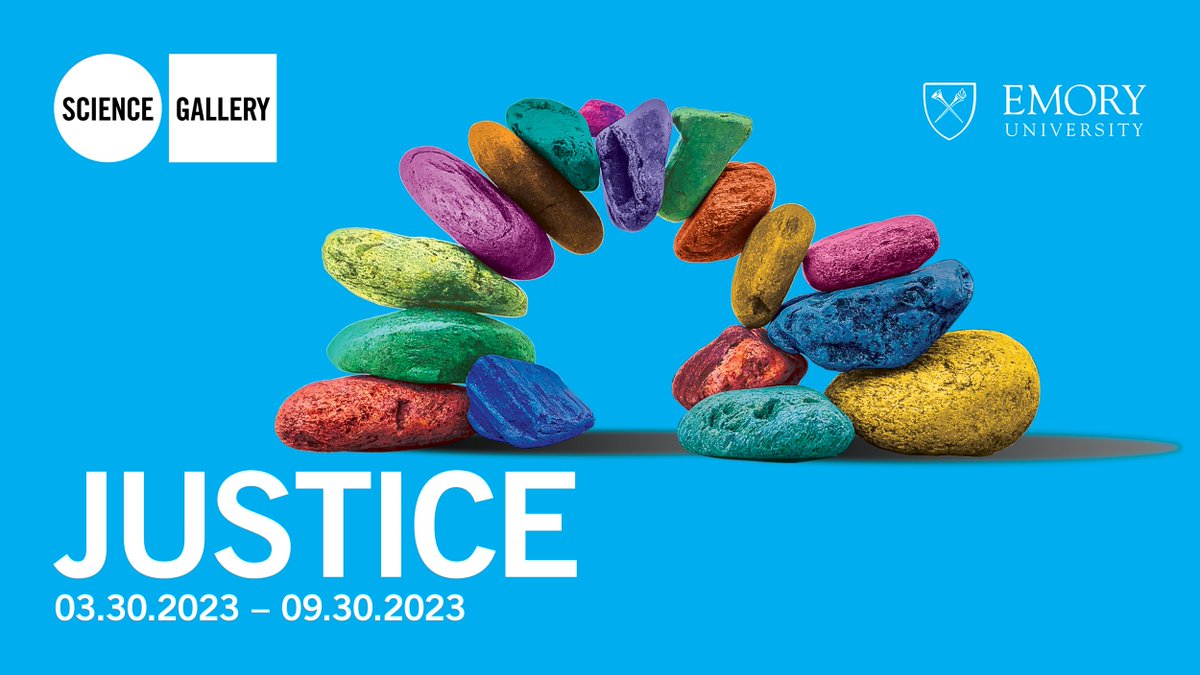 What does JUSTICE mean to you? Come explore at our brand new exhibition, JUSTICE! #sciencegallery #sciencegalleryatlanta #justice