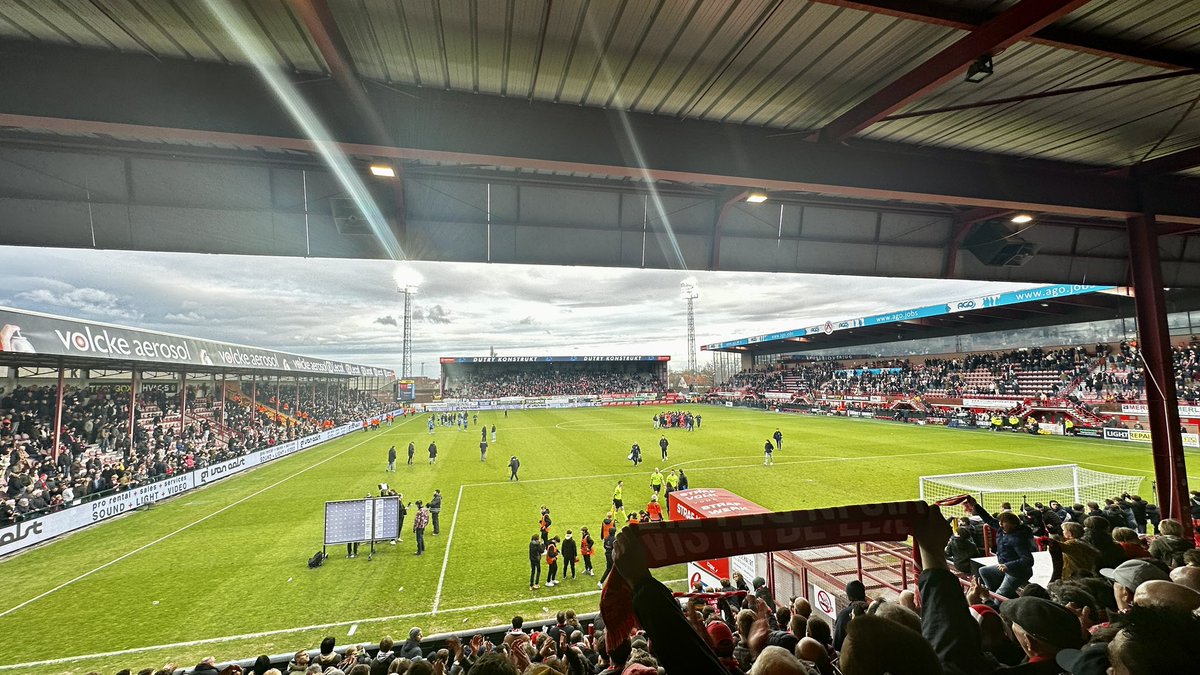mccalton's tweet photo. Back home after an epic weekend of @ProLeagueBE games. There really is no better way of taking in a country than by immersing yourself in its football culture. Special shout-out to @kvkofficieel and their fans…what a great day that was! https://t.co/RmJnjDCZHX