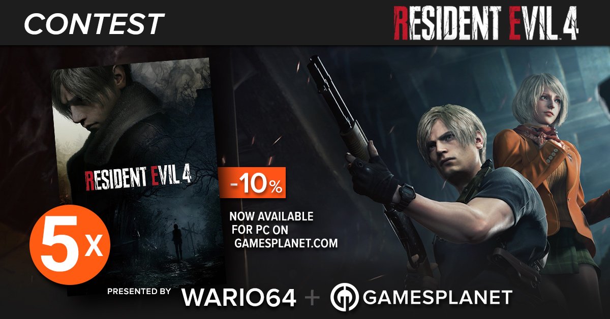 Wario64 on X: Enter for a chance to win 1 of 5 Steam codes for Resident  Evil 4 remake (courtesy of Gamesplanet). Giveaway closes on March 23rd   Game is $51.29 on