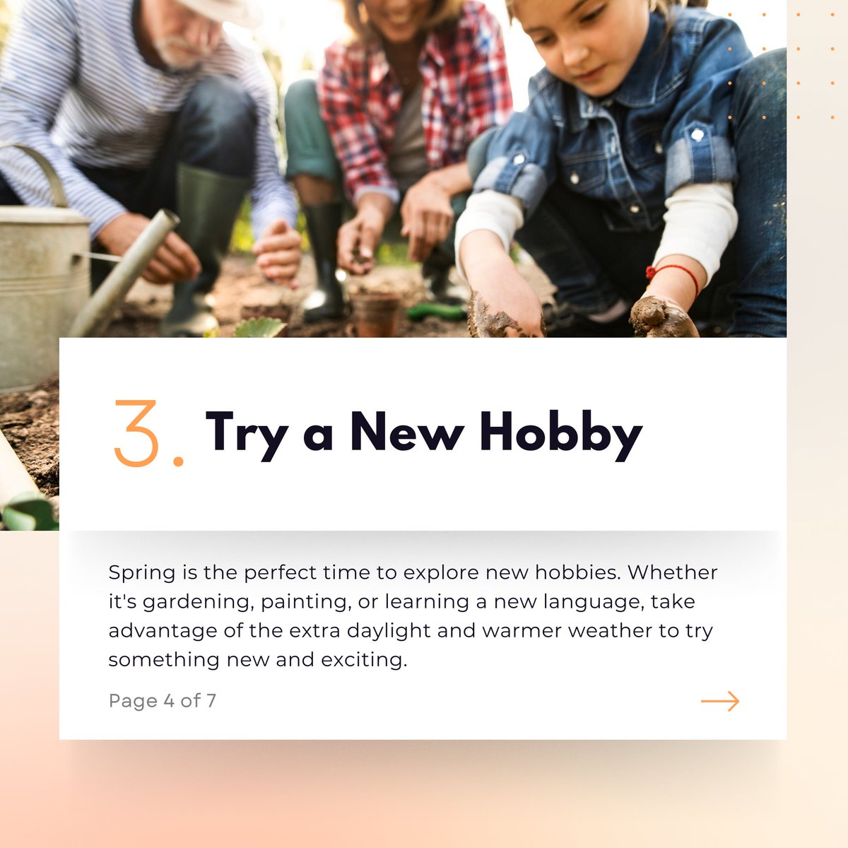 Spring has finally sprung! 🌸🌷🌼 

Let's make the most of the longer nights and extra sun by trying new things and embracing all the beauty this season has to offer. ☀️💐 

Leave us a comment and tell us what you're most excited to try this spring! 

#springtimefun