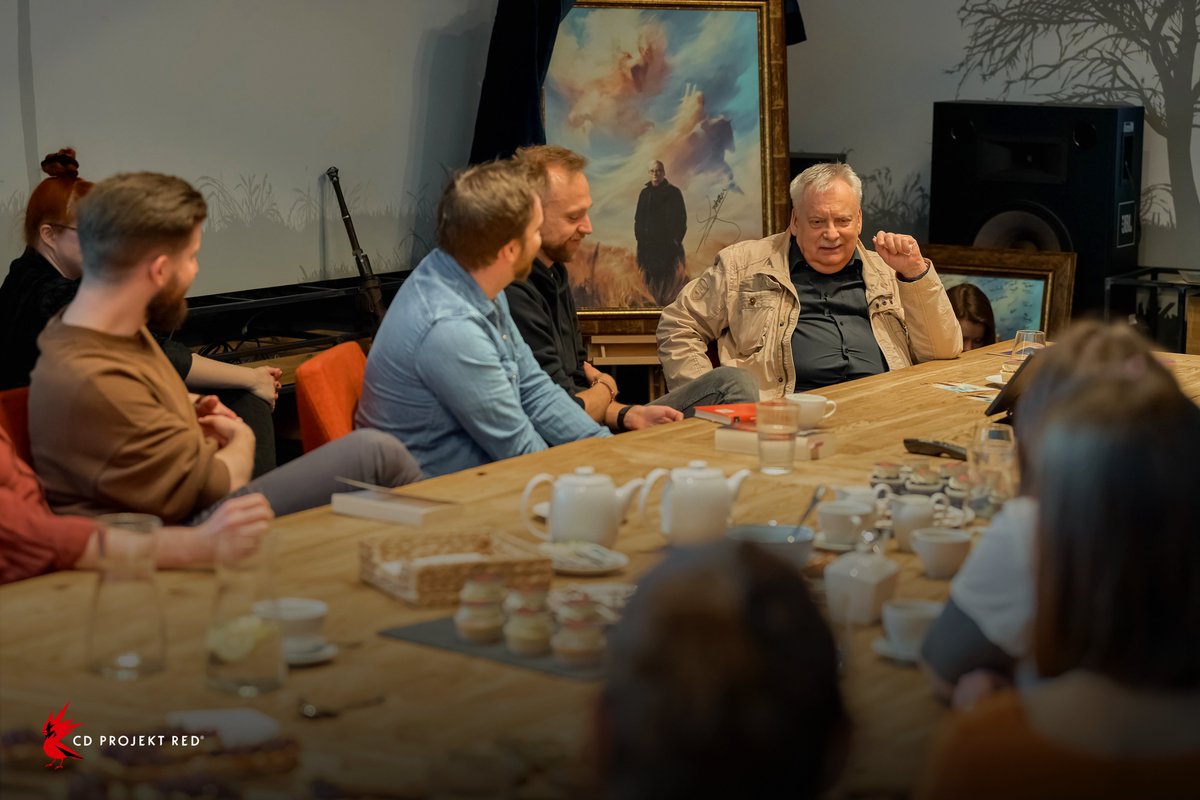CDPROJEKTRED's tweet image. Last week #insideRED we had the honor of hosting the creator of #TheWitcher universe, the one and only Andrzej Sapkowski 🙌.

It was a thrilling experience and a privilege to be able to talk with and learn from the master himself ✍️.

Thank you, and we hope to meet again soon!