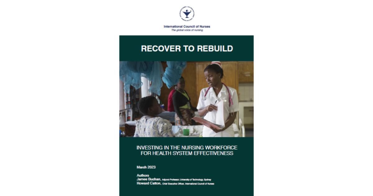 The International Council of Nurses (ICN) releases a new report sounding the alarm of a global health emergency due to the worldwide shortage of nurses. To view the report visit bit.ly/40o2vyT #nursingshortage #globalhealth