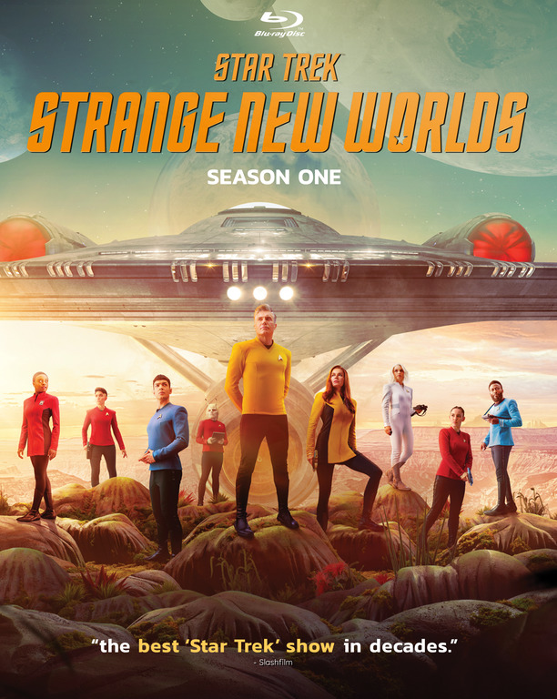 🚨GIVEAWAY TIME! We’re giving away Star Trek: #StrangeNewWorlds Blu-Rays to 5 lucky winners. All you have to do is follow BOTH @SlashFilm AND @Looper, and RT this tweet for a chance to win (details and rules below). <a href="/CBSHE/">CBSHomeEntertainment</a>