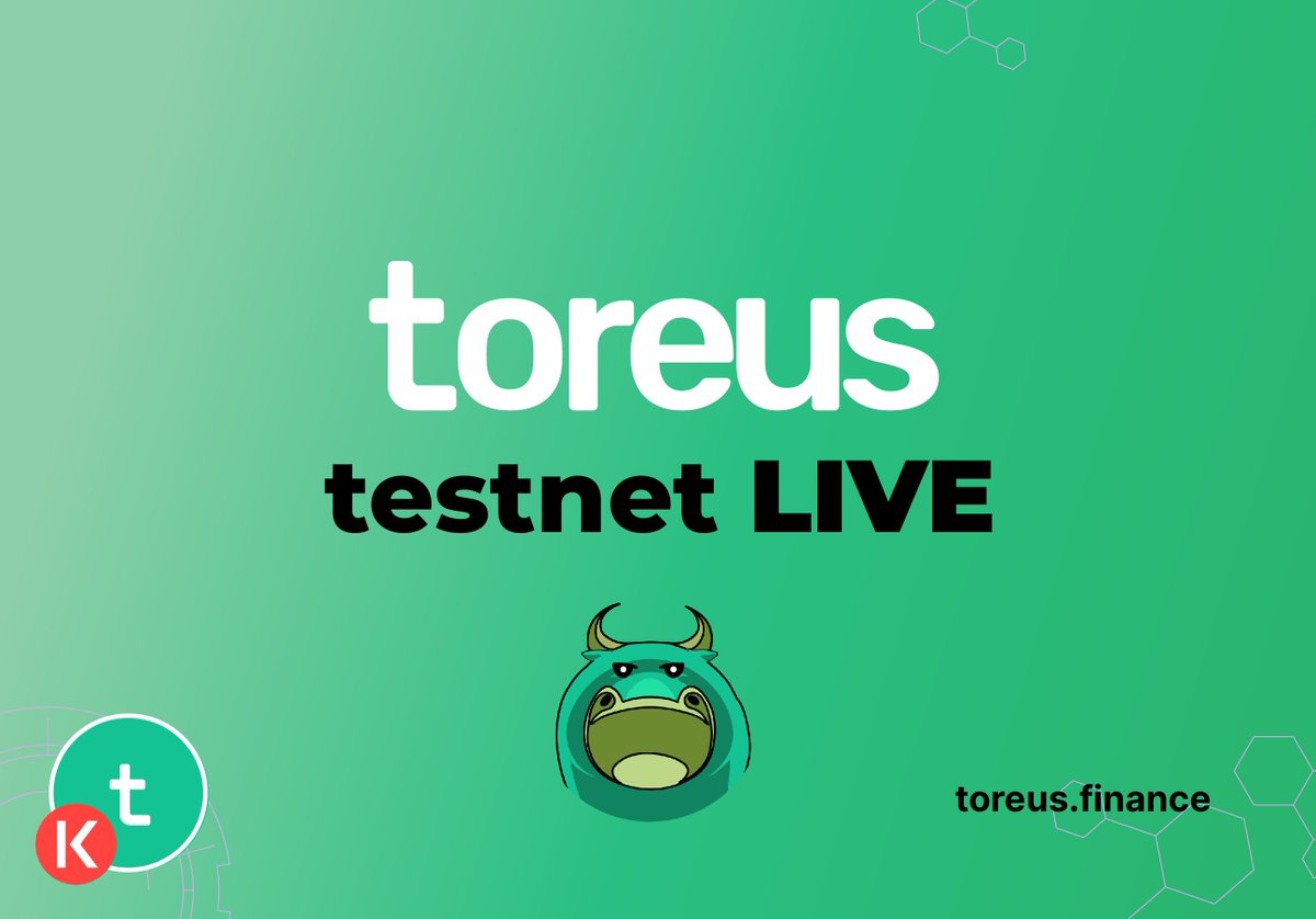 Our Testnet campaign is now live!
All the details can be found here: toreusfinance.medium.com/toreus-incenti…

Good Luck and Have Fun!
#kava #crypto #toreignals #defi