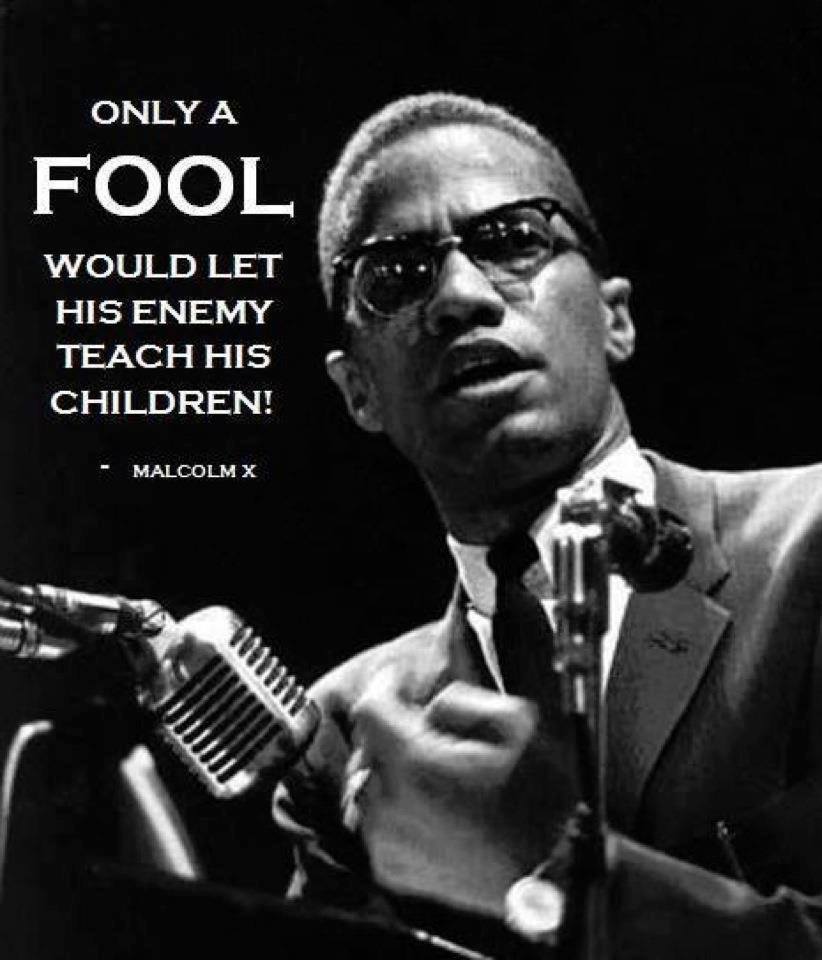 IDK who needs to hear this, but....get your children out of public school!
.
#spirituality #spiritual #spiritualquotes #spiritualtruth #spiritualwisdom #malcolmx #publicindoctrination #homeschooling #unschooling #homeschool #publicschool #school #consciousparenting