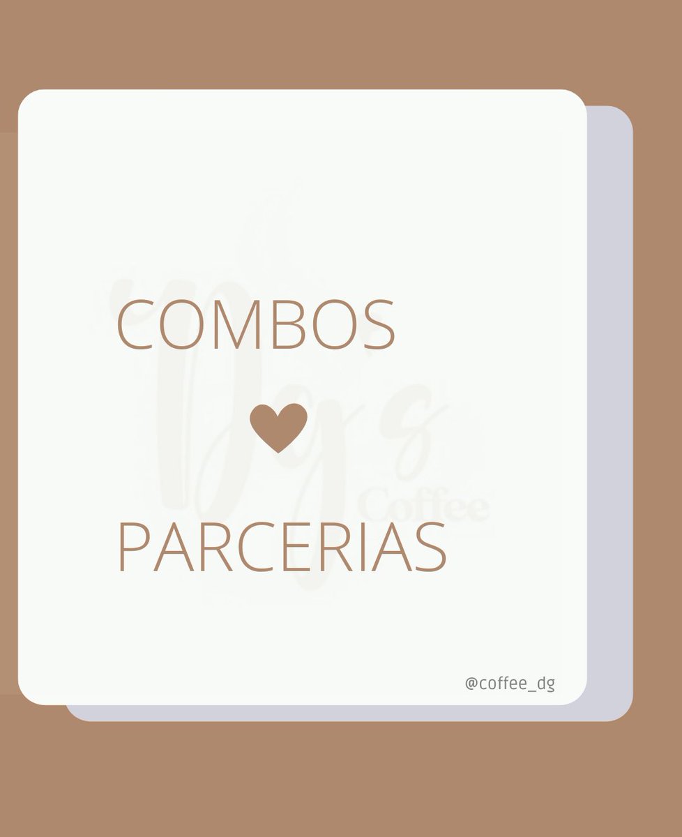 coffee_dg's tweet photo. ☕️ CARDÁPIO, COMBOS E PARCERIA: 

🔗 https://t.co/l5fVuReaPe https://t.co/3OTK7NDgzt