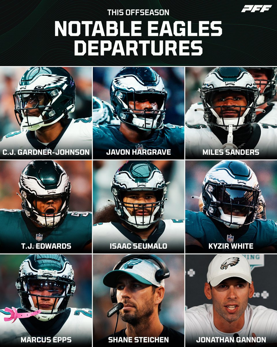 The Eagles have lost a lot this offseason 😳