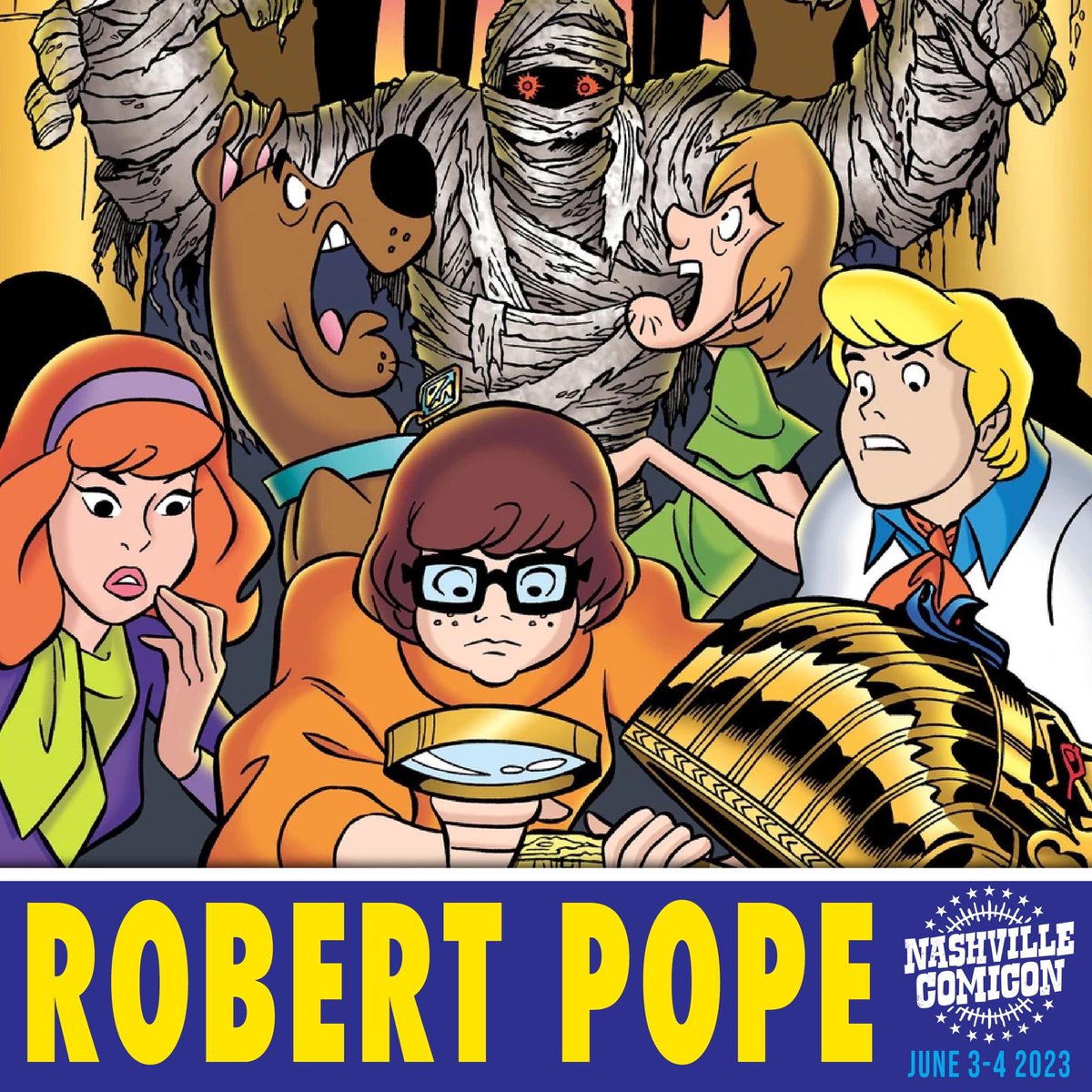 nashvillecon's tweet photo. Hey there Nashville Supernovas!
We are very excited to welcome Special Guest Robert Pope to Nashville Comicon! 🎉

Don't miss your chance to meet Robert Pope and more this June 3-4 at Nashville Comicon 2023!

Get your passes today!  
🔥 https://t.co/XfvIOOrB6R 🔥 https://t.co/KxI7TW1eBK
