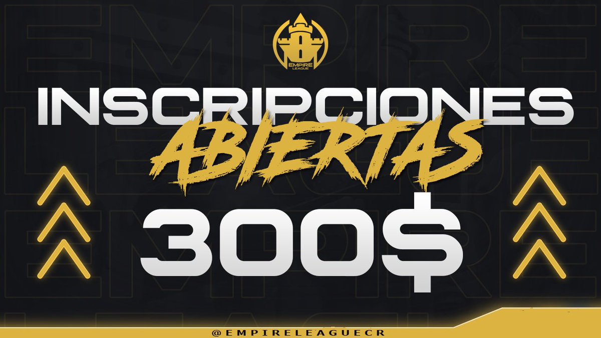 𝐈𝐍𝐒𝐂𝐑𝐈𝐏𝐂𝐈𝐎𝐍𝐄𝐒 𝐀𝐁𝐈𝐄𝐑𝐓𝐀𝐒 𝐱 𝐂𝐑 📌

Volvemos! El Imperio abre nuevamente sus puertas con su 5ta Edición! 🔥

💰 | 300$ prizepool
📋 | 40 Equipos
⚔️ | Fase de grupos y PlayOffs
🗣️ | Árbitros y casters en PlayOffs

Toda la información al MD! 📩

✨| #ELP5