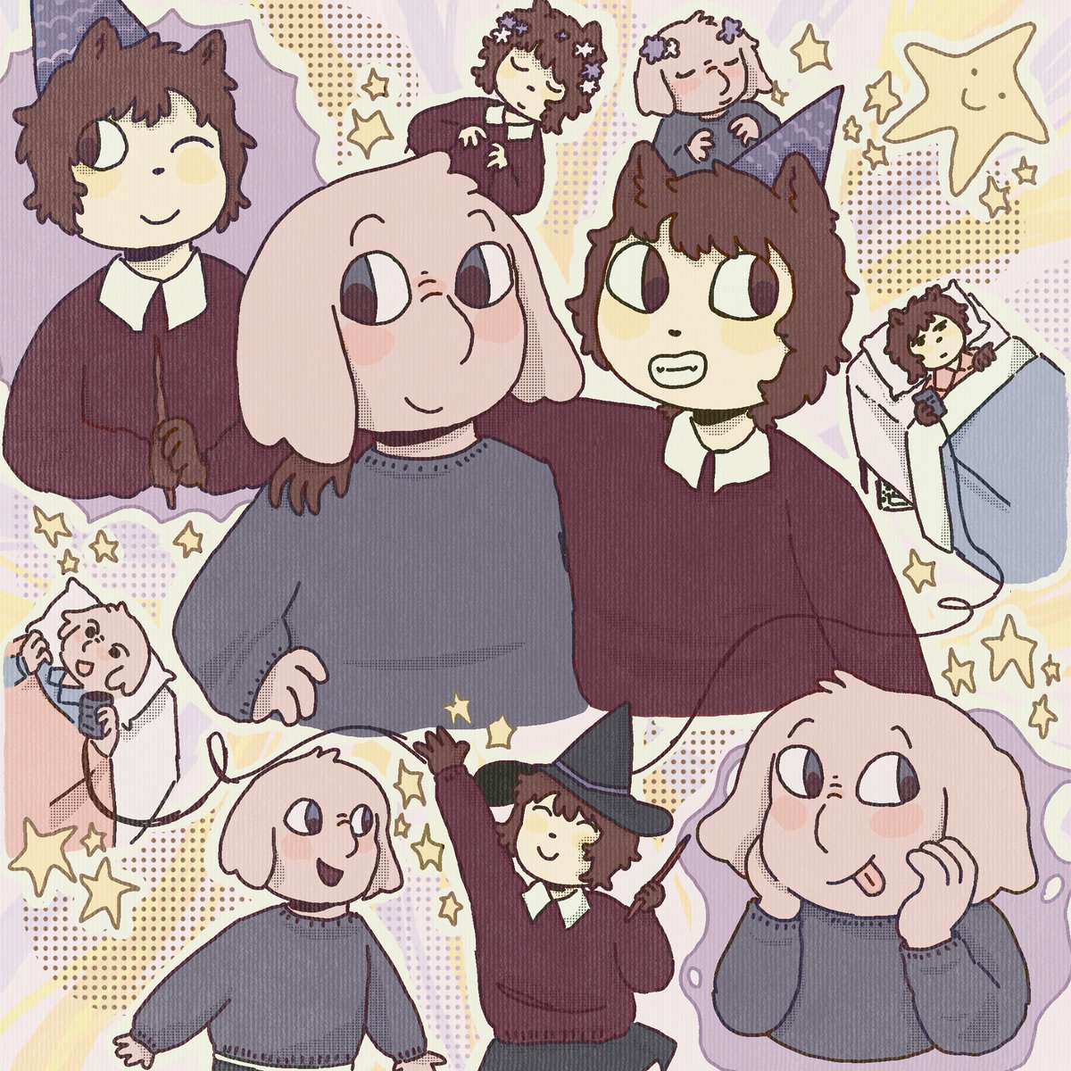 Oscar and hedgehog my favourites forever #SummerCampIsland #SummerCampIslandfanart #oscarandhedgehog