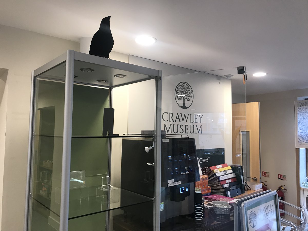 FBCrawley's tweet photo. We've been out visiting our friends at @CrawleyMuseum today, getting our #WallOfReflection display ready for Thursday's #NationalDayOfReflection. Visit the museum from 10.30am on Thursday to see it and leave your own thought, quote or drawing. Worksheets available at reception. https://t.co/howic8OXzo