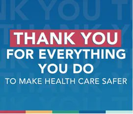 NNPHI_ORG's tweet image. This #PatientSafetyAwarenessWeek, Project Firstline thanks all healthcare workers for your commitment to infection control and patient safety. #PSAW