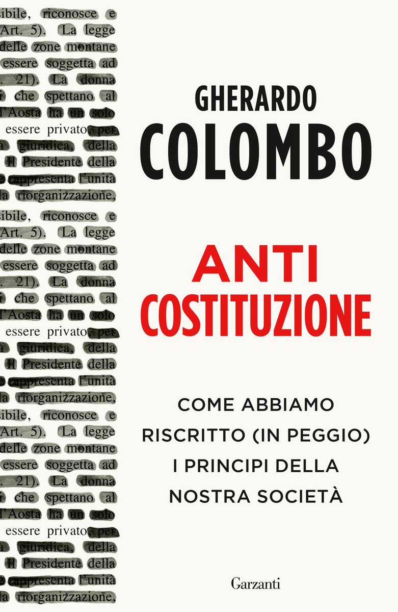 Gherardo Colombo nel 75° anniversario della Costituzione con <a href="/garzantilibri/">Garzanti Libri</a>  a #LaStoriaTraLeRighe #FestivalDiLetteraturaStorica #Legnano

📌domenica 16 aprile, ore 21:00
📍 Castello di Legnano - Sala Previati

info e prenotazioni:
bit.ly/3lgRwsc