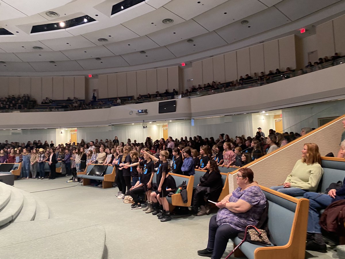 What a fantastic turnout <a href="/psd_70/">Parkland School Division</a> Choral Celebration 2023!