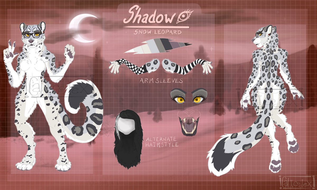 Calicodex1's tweet photo. Another commission finished up!

This lovely gal was a custom design comm for the wonderful @FoxFangLWolf! 

Thank you so much for commissioning me, you have THE COOLEST character ideas and I love gettin’ to bring ‘em to life! ☺️

#furryart #furry #ocdesign #furrycommission https://t.co/i6Eo5GEDmh