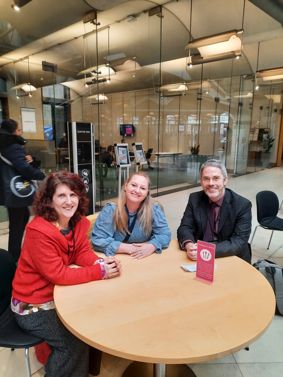 Clara Strauss &amp; Robert Marx meet w/⁦@DrLisaCameronMP⁩, only clinical psychologist MP, to discuss #compassionate leadership training. Linked w/ improved learning &amp; innovation, &amp; reduced staff stress, think what it could do for the House of Commons? ⁦#mindfulness