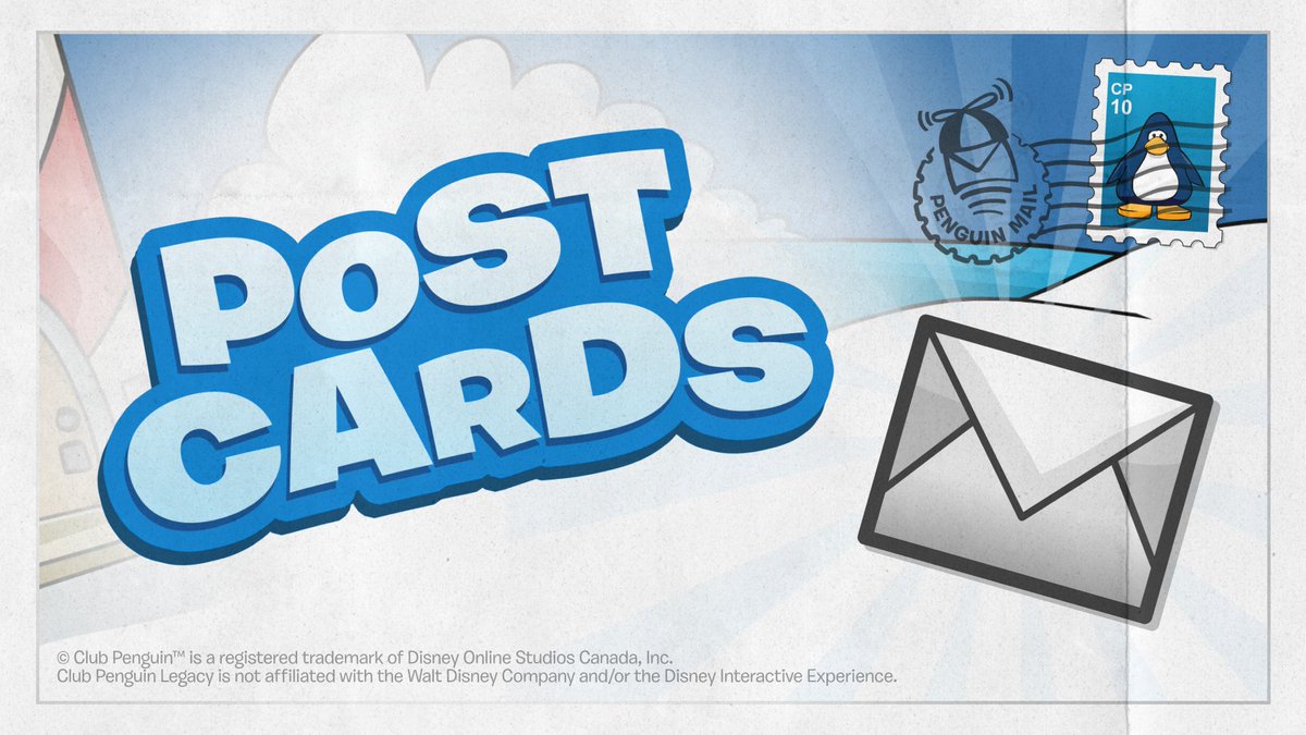 Club Penguin Legacy on Twitter "Postcards now released! ️📭 Send and