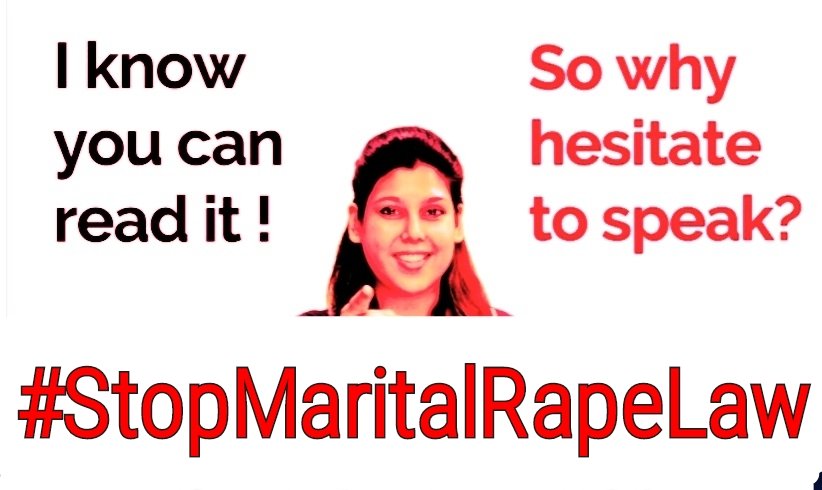 #StopMaritalRapeLaw