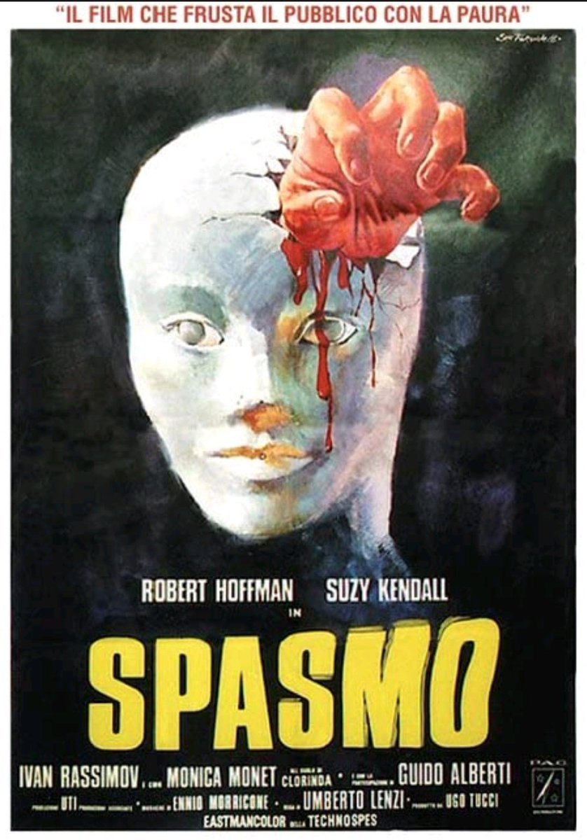 HorrorRafa's tweet photo. #Spasmo (1974)
Umberto Lenzi dirige este thriller psicológico con elementos de giallo algo confuso y atropellado, con la gran Suzy Kendall; música de Ennio Morricone y un arranque prometedor que se desinfla a medida que avanza.
No es la mejor de su director, pero se deja ver. https://t.co/vn6fxgOJLP