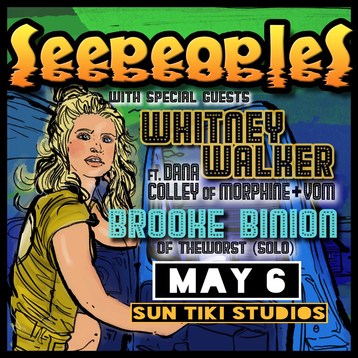 Seepeeps's tweet photo. Tix on sale now for 5/6 at @suntikistudios w / @WOWtheband1 ft. @colley_dana (@vaporsMORPHINE #morphine ) + @BrookeBEATnik (@theworstoneword ) when the @RascalZRecordZ celebrate the release of Whitney’s new album …
#gettixnow #allages at:
https://t.co/NYZJYhQgdV
#Portland https://t.co/pBUx2fAl5j