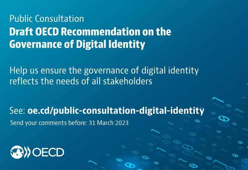 carlos_santiso's tweet photo. Exciting news! The draft @OECD Recommendation on the Governance of Digital Identity is now open for public consultation. Have your say on this crucial aspect of digital government.  @OECDGov #DigitalIdentity #PublicConsultation
https://t.co/u32QL5doLT https://t.co/LKcWGk4PAE